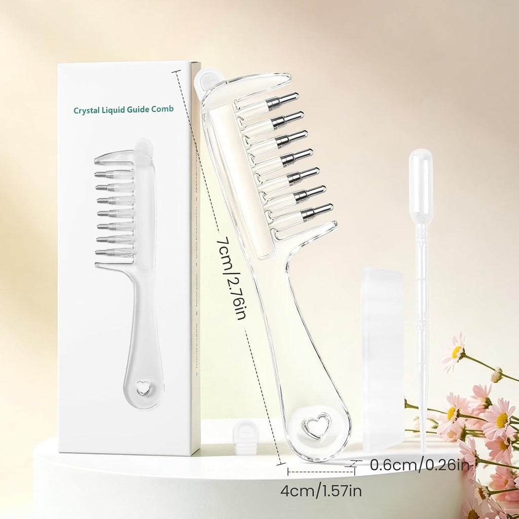 Refillable Hair Oil Applicator Comb, Refillable Scalp Massager