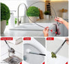 Drain Cleaning Spring Stick with Hair-Catching Claw (160cm)