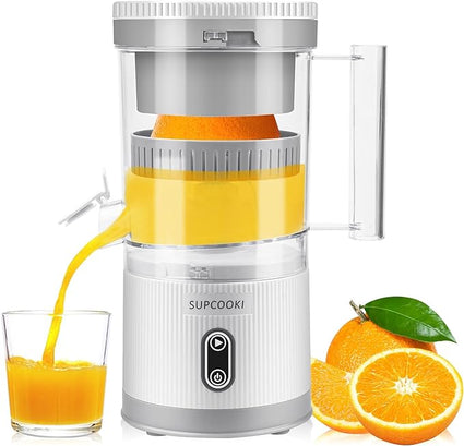 Rechargeable Electric Citrus Juicer with USB Cable & Brush