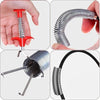 Drain Cleaning Spring Stick with Hair-Catching Claw (160cm)