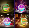 3-in-1 G-Shape LED Bluetooth Speaker with Wireless Charger