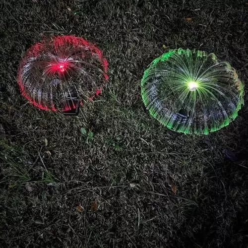 Jellyfish Solar Garden Light with Metal Stand (Multicolour)